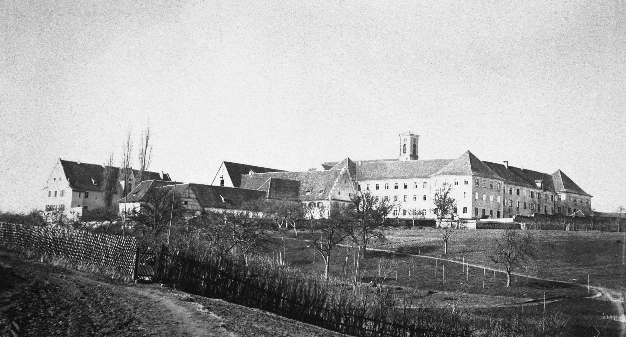 Ansicht Kloster Siessen im Jahr 1860